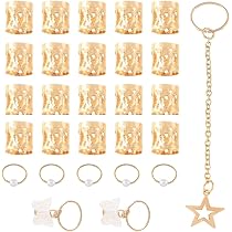 Amazon.co.jp: EsiFare ヘアビーズ 28個セット ヘアアクセサリー