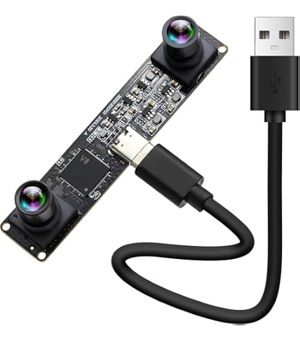 Amazon.co.jp: ELP 60fps 3Dステレオ同期USBカメラモジュール4MP