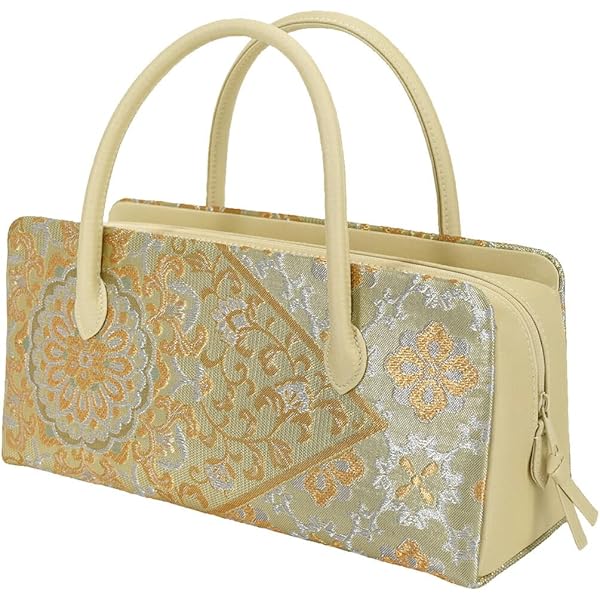 Amazon | 和装バッグ フォーマル 日本製 [なごみや] 正絹 利休