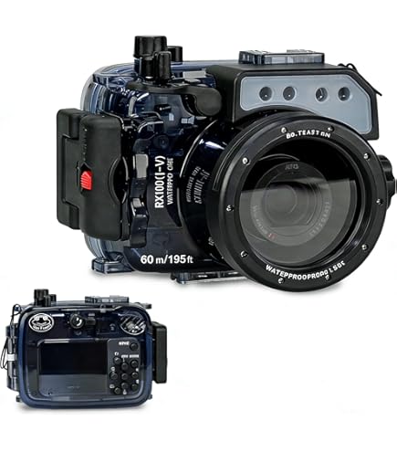 Amazon | Seafrogs 40m / 15.4フィート 防水水中カメラハウジング Sony