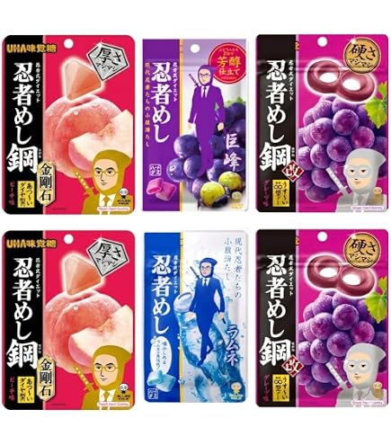 Amazon | 【5袋セット】 忍者めし 鉄の鎧 グレープ味 忍者式