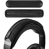Geekria ヘッドバンドカバー + パッド セット ソニー Sony, ボーズ Bose, ジェイビーエル JBL, オーディオテクニカ ATH, ロジクール Logitech, ゼンハイザー Sennheiser に対応 ヘッドホンパッド Pr