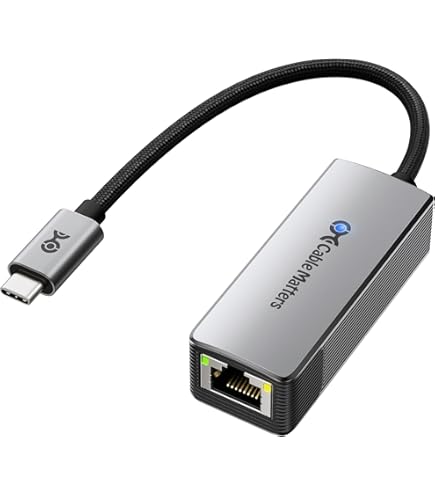 WisdPi USB 3.2 to RJ45 LAN Network Converter, Ultra Speed 5Gbps