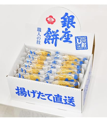 Amazon.co.jp: 銀座花のれん 銀座餅 醤油味 20枚入り : 食品・飲料・お酒