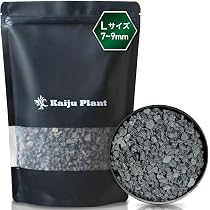 Amazon | Kaiju Plant 怪獣バサルト｜化粧石 化粧砂 黒｜玄武岩｜園芸