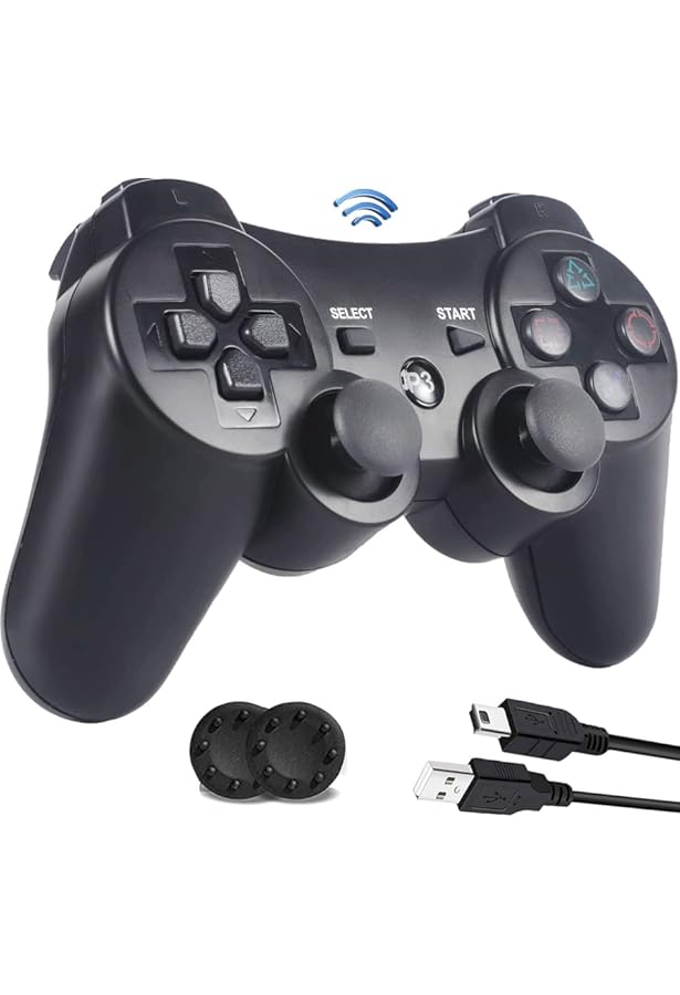 Amazon.co.jp: PS3 用 ワイヤレスコントローラー 6軸センサー DUAL 