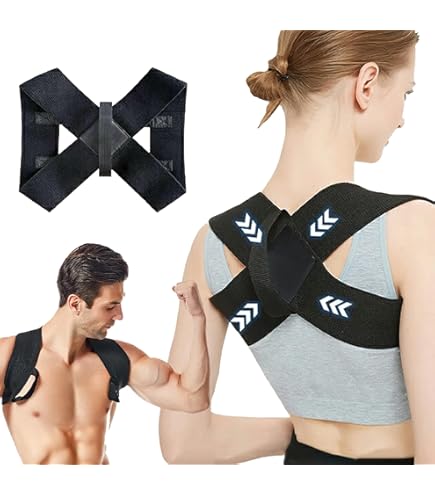 Amazon | INOID 姿勢サポーター 猫背サポーター 姿勢ベルト 猫背ベルト