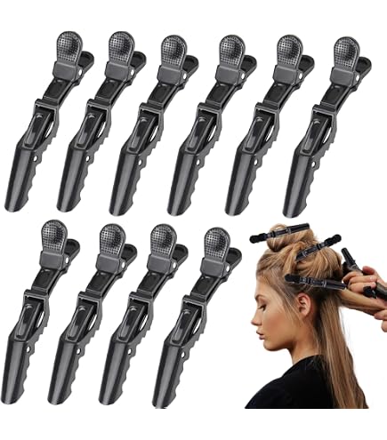 Amazon.co.jp: 【GLASS FROG】ダッカール ワニクリップ ヘアクリップ