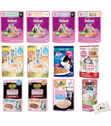 Amazon.co.jp: カルカン パウチ 子猫用 70g×36袋 まぐろ 離乳~12か月