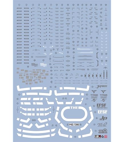 Amazon | 蛍光 ディテールアップ用 水転写式デカール MG 1/100