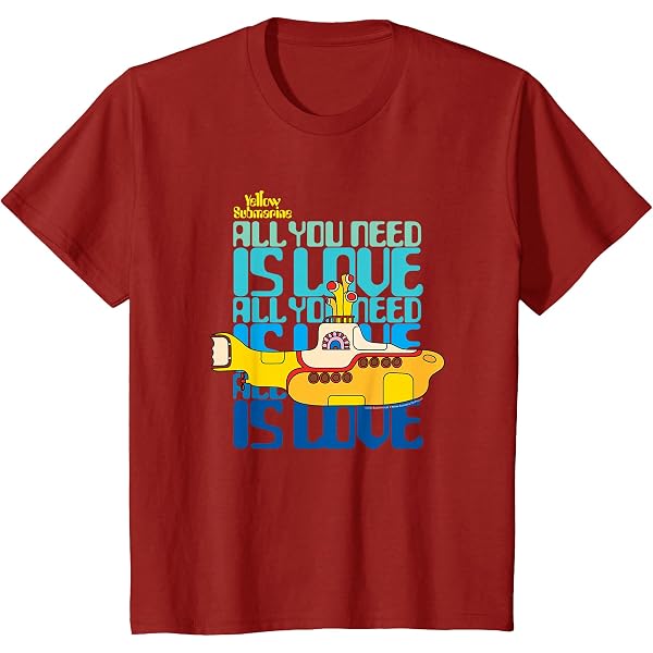 Amazon.co.jp: ビートルズ イエローサブマリン ロゴ Tシャツ