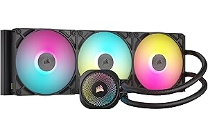 Corsair iCUE Link Titan 420 RX RGB Liquid CPU Cooler – 420mm AIO – Low-Noise – FlowDrive Cooling Engine – Intel LGA 1851/1700