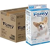 Famy ファミー ペットシーツ うす型 薄型 1回使い切りタイプ ワイド 400枚入り（100枚入り×4）