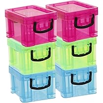 Amazon.co.jp: CIMAXIC 6個の詰め合わせ収納ボックス 蓋付き