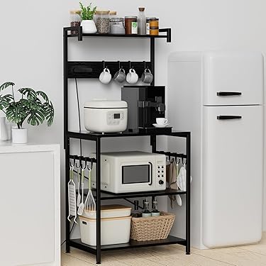 自由にカスタマイズ⭐️新品 3段 キッチンラック 幅調整可能 耐荷重90kg Amazon.co.jp 売れ筋ランキング: キッチンベイカーラック の中で
