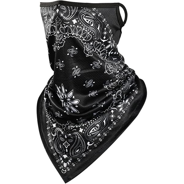 Amazon | [Scarf Shack] ユニセックスバンダナフェイスカバーマスク