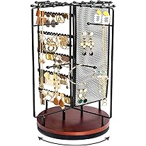 Amazon｜Procase ジュエリーラック アクセサリー収納 360°回転式