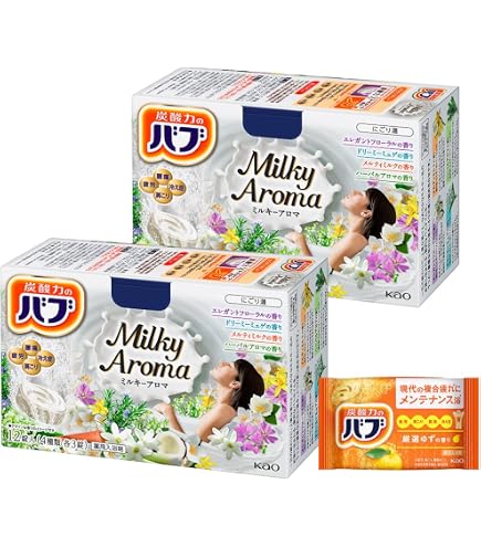 Amazon | バブ ミルキーアロマ 12錠入(4種類×各3錠)×4箱 大容量 薬用