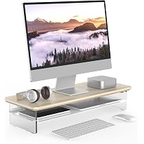 Amazon.co.jp: Fenge モニター台 卓上 机上台 パソコン台 PC 台 机上