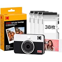 Amazon | KODAK Mini Shot 2 Retro インスタントカメラ (5×7.6cm