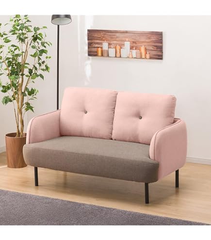 Amazon｜ニトリ(NITORI) 2人掛けソファ 布張りタイプ ポーション2KD GY