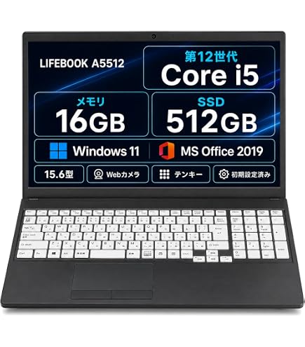 Amazon.co.jp: 【整備済み品】 フルHD 第12世代 Core i5 1245U