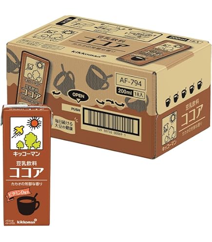 Amazon.co.jp: キッコーマン飲料 豆乳飲料 紅茶 200ml×18本 : 食品 