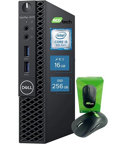 Amazon.co.jp: 【整備済み品】Dell 超ミニPC OptiPlex 3060 Micro