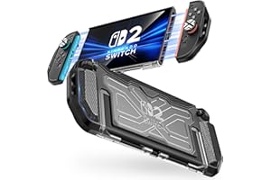 WTAIYUN Nintendo Switch 2 対応保護カバー ドック対応 Joy-Con用着脱式マット 分体式設計 スタンド使用対応 衝撃吸収＆傷防止 人間工学デザイン シリコングリップ＋PC製ハード スティックカバー付き Switch 2 用