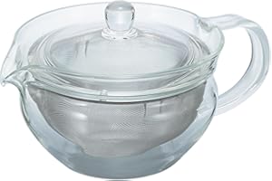 HARIO(ハリオ) 茶茶急須 丸 実用容量450ml 耐熱ガラス プレゼント ギフト 贈り物 CHJMN-45T