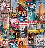 D-c-fix 'decors' New York Manhattan Self Adhesive Film 45cm X 2m