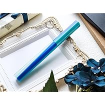 Amazon | WANCHER 万年筆 カレイドクイーン万年筆・ 水天