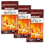 [機能性表示食品] プロテウォーク® 90粒 3袋セット コンドロイチン プロテオグリカン ひざ関節 サプリ Ⅱ型コラーゲン グルコサミン 国内製造
