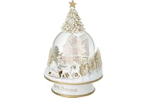 Francfranc フランフラン スノードーム ツリータウン XL ピンク オルゴール クリスマス オブジェ ギフトパッケージ入り 2025年モデル