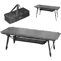 Amazon.co.jp: FIELDOOR アウトドアテーブル IGT規格 アルミパネル