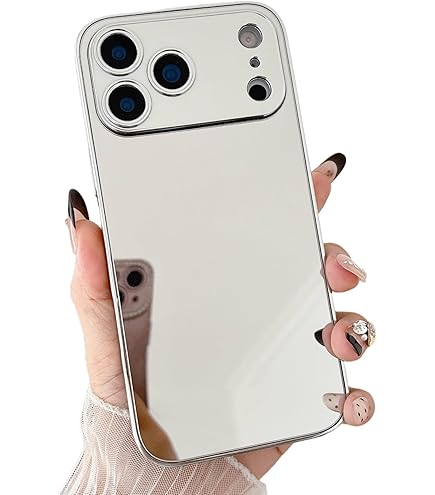 Aazon.co: Cavdycidy Irror Case Copatible With IPhone 17, [Full Caera Protection] [Drop
