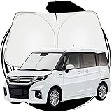 Amazon 01s G009 Fu ソリオ ソリオバンディット Ma26s Ma36s系 カーテン いらず遮光防水 サンシェード フロント用 車中泊 仮眠 盗難防止 燃費向上 車中泊グッズ アウトドア サンシェード 車 バイク