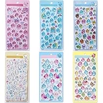 Amazon | [Farstyle] 6枚セット シール ぷくぷく レリーフシールセット
