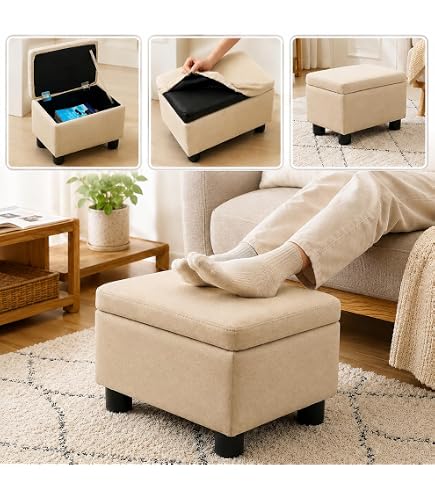 Amazon｜GAMLEHULT ガムレフルト オットマン 収納付き - 籐/チャコール