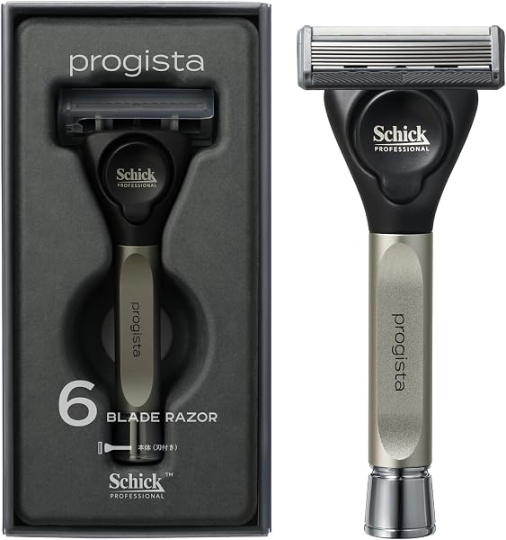 Schick(シック) プロジスタ 6枚刃 ホルダー(刃付き) 男性用 髭剃り カミソリ ひげそり - 1
