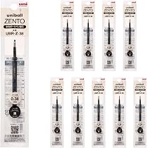 Amazon | 三菱鉛筆 水性ボールペン ユニボール ZENTO 替芯 0.38mm UBR