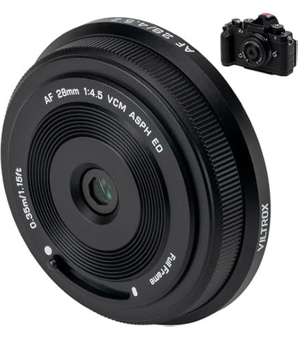 Amazon.co.jp: VILTROX AF 28mm F4.5 Z 超薄型 パンケーキレンズ Nikon