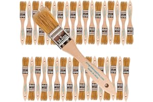Vermeer Chip Paint Brushes - 36-Pack - 1" Chip Brushes for Paints, Stains, Varnishes, Glues, & Gesso - Home Improvement - Int