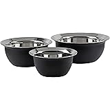 【BLKP】 パール金属 ボール 限定 ブラック 15cm / 18cm / 21cm ステンレス製 ボウル 3点セット BLKP 黒 AZ-5035