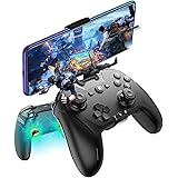 無線コントローラー ゲームパッド IOS/Android/PC/Switch全対応 背面ボタン 自動連射 Bluetooth/2.4GHz/有線接続 6軸ジャイロセンサー マクロ機能 二重振動 スマホ ipad iphone MFI認証 Switch