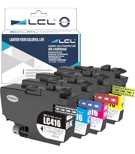Amazon.co.jp: LCL Brother用 ブラザーLC416XL-4PK 互換インク 大容量