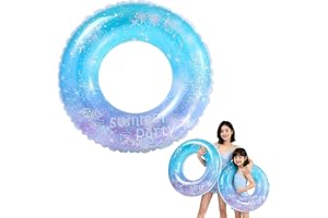 HomLee Swim Ring for Kids and Adults 60 70 80 90 Float O-Shape Float for Boys Girls Elementary School Students Strong Buoyancy | Float, Swimming, Water Play, Bath, Beach, Sea Bath, Summer Vacation, Sunbathing, Popular Toy, Birthday Gift