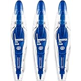 PLUS(プラス) プラス 修正テープ ホワイパー パル テープ幅 5mm 使い捨て 3個パック ブルー 47-598