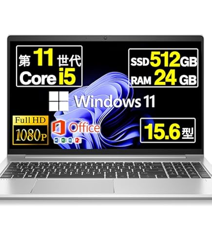 Amazon.co.jp: 【整備済み品】 HP ノートパソコン ProBook 450 G9 15.6