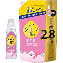 Amazon.co.jp: レノア クエン酸in 超消臭 すすぎ消臭剤 クリア